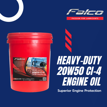 Falco 20W50 CI-4  Heavy Duty Diesel Engine Oil (18 Liter)