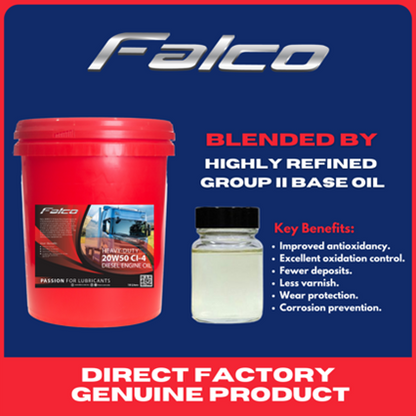 Falco 20W50 CI-4  Heavy Duty Diesel Engine Oil (18 Liter)