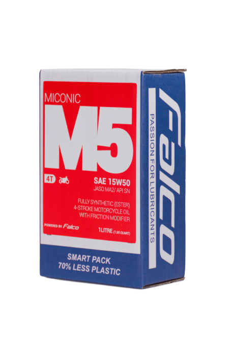 FALCO MICONIC M5 15W50 Fully-Synthetic Ester 4-Stroke Motorcycle Oil (1 Liter)